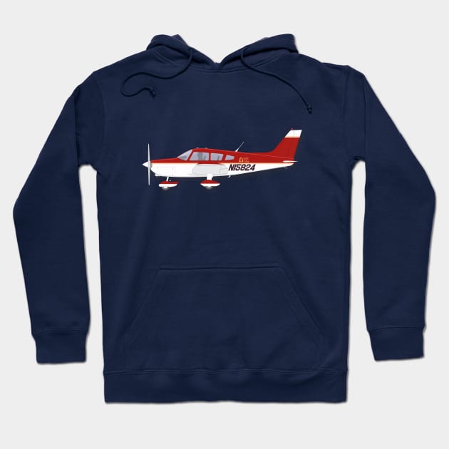 Piper PA28 Cherokee Hoodie by GregThompson